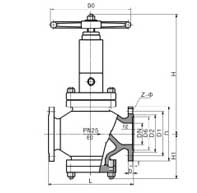 FJ41ͽֹſշPN16PN160νṹߴͼ