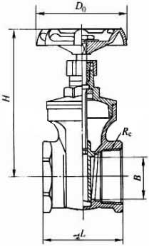 Z15W-16RZ15W-16P˿ڲբνṹߴͼ